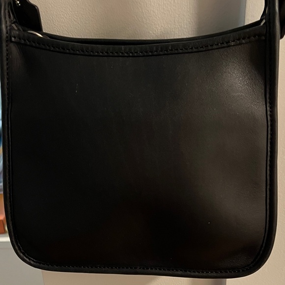 Coach Handbags - Rare VTG COACH Black Crossbody “Janice’s Mini Legacy”#6610 SmokePet Free 8x8 apx